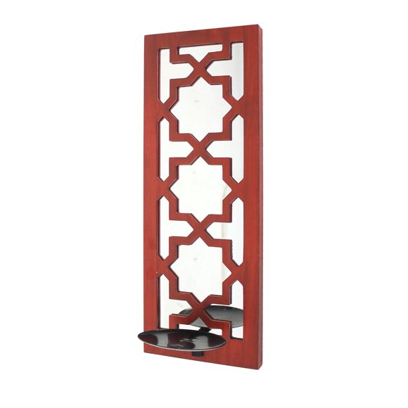 Portavelas Teton Home WD-113 Rojo