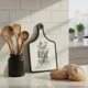 thumbnail image 1 of Tabla de Picar Cocina Diseño Moderno con Frase 30x19cm, 1 of 4