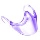 thumbnail image 2 of Colorido, Reutilizable, Transparente, Respirable, Orejeras, Ciclismo, Máscara, Protector Facial, Púrpura, 2 of 5