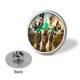 thumbnail image 3 of El mago de la ciudad esmeralda-Theme Round Button Badge: Premium Metal Construction, Ideal for High-End Events 2.8 cm, 3 of 6