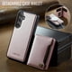 thumbnail image 2 of AutSpace Funda para Samsung Galaxy A16 4G/ 5G, Bloqueo RFID, Cuero PU, Compatible con MagSafe, Billetera Desmontable 2 en 1 con Tarjetero, Soporte, Cubierta Protectora Magnética, Rosa, 2 of 9