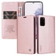 thumbnail image 1 of Funda Billetera de Cuero para Samsung Galaxy S20 Plus con Tarjetero y Soporte - Tapa Magnética Rosa, 1 of 6