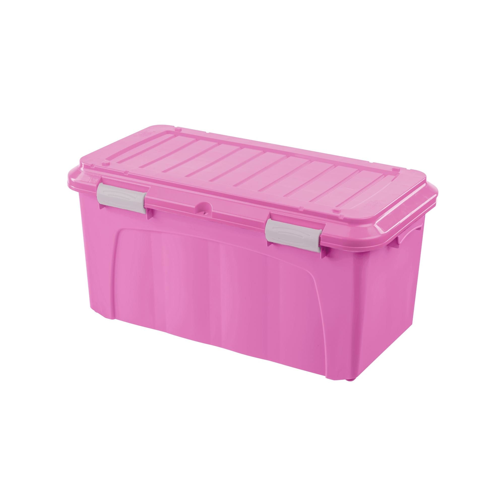 Mainstays - Baúl Megaforte 90L Tbuc18933300 Plástico Rosado