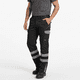 thumbnail image 1 of Pantalón Cargo Reflectante Bicolor Hombre Gabardina Trabajo Negro / Gris, 1 of 8