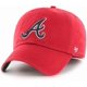 thumbnail image 1 of Gorra del 47 de la MLB Atlanta Braves, roja, para limpieza, ajustable, para adulto, 1 of 2