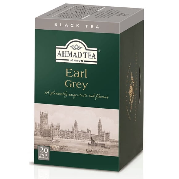 Té Ahmad Earl Grey - Pack de 6 cajas (20 bolsas por caja)
