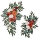 thumbnail image 3 of 2x Boda Arco Flores Girasoles Decoración Rústica Para Telón De Fondo Puerta Fiesta Blanco Naranja, 3 of 5