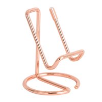 Ioensy - Accesorios De Escritorio Decorativos De Soporte De Exhibición De Tarjeta De Visita De Línea Elegante