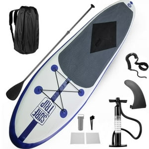 Changzhou Gillibrand Camping Outdoor - Tabla De Sup Round Version 2 Blanco Con Azul