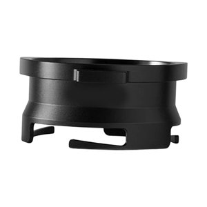Magideal - Embudo De Dosificación De Portafiltro De Café, Anillos De Dosificación De Café, Diseño Giratorio, Herramienta De Manipulación De Aleación De Aluminio Negro