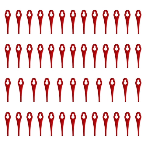 Magideal - 50 Uds. Máquina De Cuchillas Para Cortacésped De Césped Y Jardín, Herramientas De Corte, Piezas Para Cortar Césped, Accesorios, Repuesto De Cuchillas