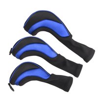 Magideal - Cubierta De La Cabeza Del Palo De Golf Para Fairway Woods Accesorios De Golf Cubiertas Protectoras De Malla De Cuello Largo 1, 3 5 Driver , Azul Azul Nuevo