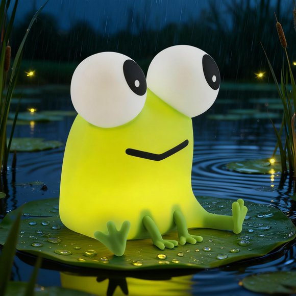 LÁMPARA Gemmac Rana Luz Nocturna Regulable 7 Colores USB