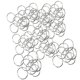 thumbnail image 4 of 100PCS Libro de metal niquelado Anillos de carpeta de hojas sueltas Clip de 1.375 pulgadas, 4 of 5