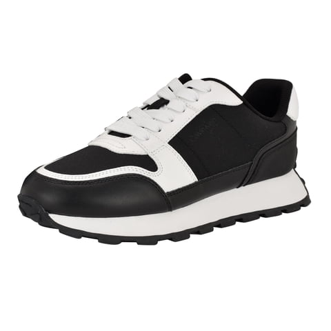 Zapatilla Calvin Klein Tulay Para Mujer, Color Negro/Blanco 001, Talla 7