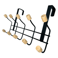 Genérico - Perchero De Puerta Colgante 5 Ganchos 34X20X8Cm