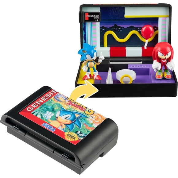 Diorama Sonic 3 Sega Genesis Console Heroes Mini Figuras