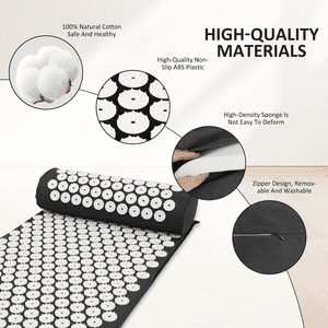 Movi - Alfombra 3 En 1, Yoga + Acupuntura+ Relajacion Muscular