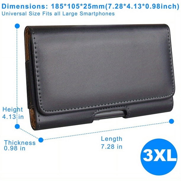 Phone Pouch Belt Clip Leather Bag Cover For Samsung Galaxy S23 Ultra S22 S21 Plus S20 FE S10 S8 S9 Plus Waist Case