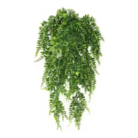 Genérico - Helecho Fino Colgante Artificial Vara Frondosa
