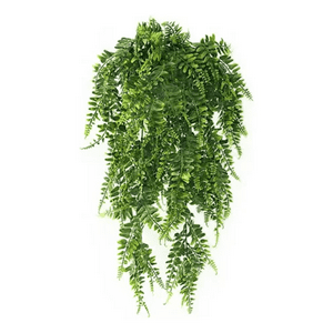 Genérico - Helecho Fino Colgante Artificial Vara Frondosa