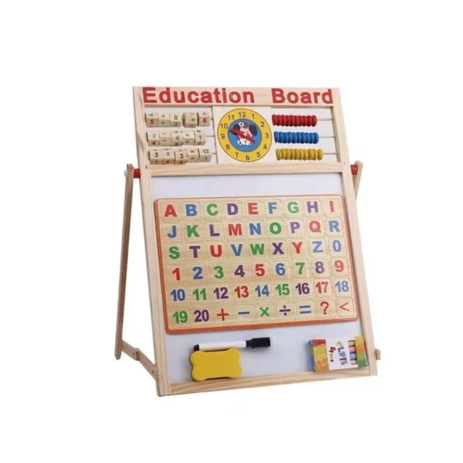 Importclick - Pizarra Educativa Abc Abaco Multipropósito 44x37 Cm