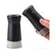 thumbnail image 1 of Salero y pimentero de vidrio con orificios ajustables - Salero de acero inoxidable - Negro, 1 of 7