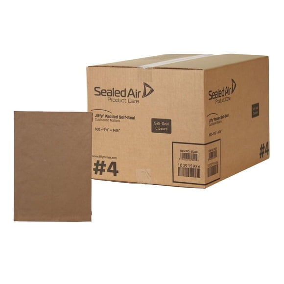 Sobres Acolchados para Envío Sealed Air Jiffy 9.5"x14.5" 100 unidades