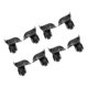 thumbnail image 4 of 2 Pares Universal Swivel Equipaje Maleta De Maleta Rueda De Reemplazo De Rueda Tama?o Grande, 4 of 5