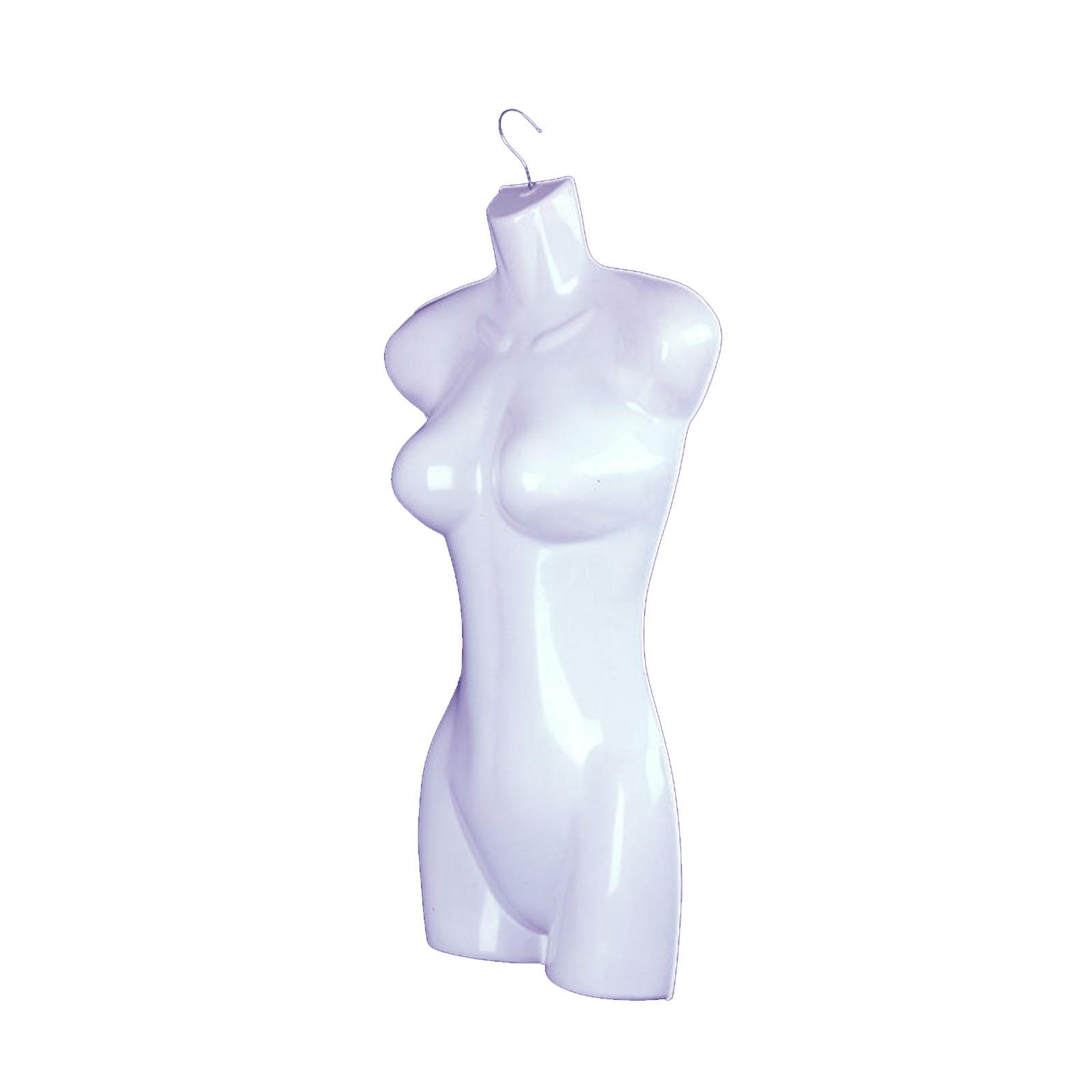 Magideal - Maniquí Femenino, Gancho Colgante Para El Cuerpo, Modelo De Vestido Femenino Inastillable, Soporte De Exhibición Para Mostrador De Costura, Escaparate