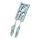 thumbnail image 3 of Percha Plegable De Viaje Ropa Interior Antideslizante Con Estante De Secado Con Clip Azul, 3 of 3