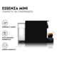 thumbnail image 2 of Cafetera Nespresso Essenza Mini Black, 2 of 6