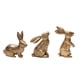 thumbnail image 1 of Figura decorativa DN DECONATION Conejo de poliresina dorada, 1 of 6