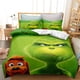 thumbnail image 1 of Grin-ch 3 Pcs Comforter Set with 2 Pillowcases,Grinc-h Bedding Set Sheet Set for Kids Adults,All Season Lightweight, 1 of 5