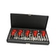 thumbnail image 1 of Kit de reparación de roscas métricas de 131 piezas, llave helicoidal para restaurar roscas dañadas, resistente, con estuche de transporte, herramienta, 1 of 5