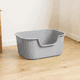 thumbnail image 2 of Arenero De Gatos Bandeja Sanitaria Para Mascotas Xxl Baño Gris, 2 of 3