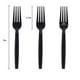 thumbnail image 2 of Tenedor desechable Laojbaba empaquetado individualmente, negro, 18,9 cm, 100 unidades, 2 of 7