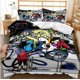 thumbnail image 5 of Graffiti Quilt Duvet Cover, Duna Bedding Set, 3-Piece Bedding Set (1 Duvet Cover + 2 Pillow Shams), 5 of 5