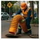 thumbnail image 2 of Ducto Flexible Extractor Tubo Ventilacion 12 Pulgadas 10mts Naranja, 2 of 5