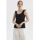 thumbnail image 1 of Polera Mujer Vuelo Abotonado Negro, 1 of 4
