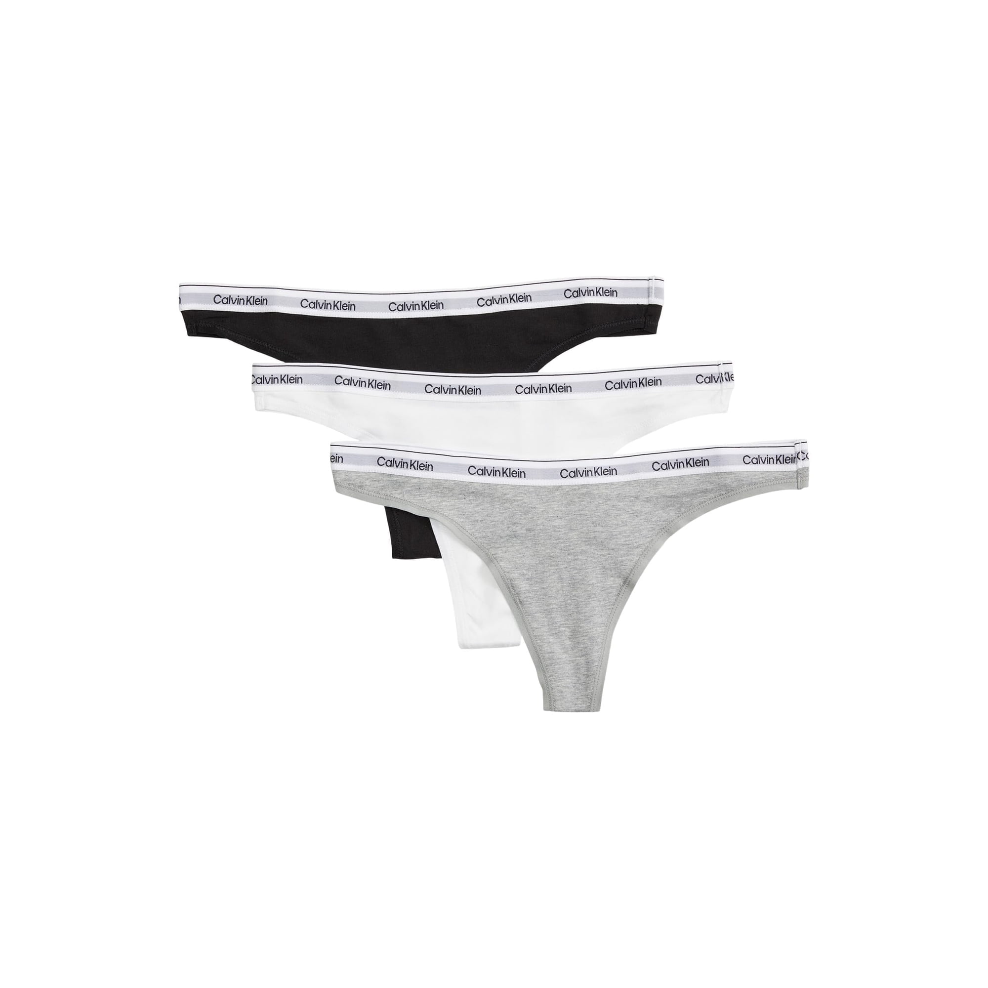 Tanga Calvin Klein Con Logotipo Moderno Para Mujer, Paquete De 3, Talla Xl