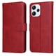 thumbnail image 1 of Funda Billetera para Xiaomi Redmi 12 5G con Porta Tarjetas y Soporte Ajustable Rojo, 1 of 5