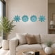 thumbnail image 2 of Set 4 Marcos De Espejos Flor De Loto Decorativo Calipso Deco, 2 of 9