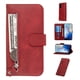thumbnail image 1 of Funda con Cremallera para Samsung Galaxy S20 5G, Carcasa Cartera de Cuero PU con Soporte y Tarjetero, 1 of 6