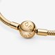 thumbnail image 3 of Pulsera Pandora Moments Cadena Serpiente Chapada en Oro 7.9in, 3 of 7