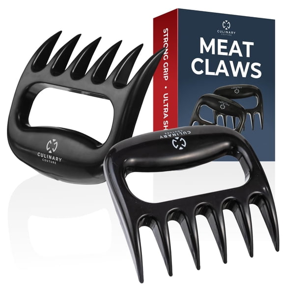 Pinzas trituradoras de carne Culinary Couture negras para regalos de barbacoa