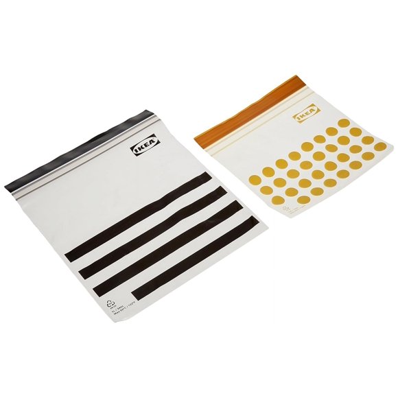 Bolsa de Plástico Reutilizable IKEA 60 unidades (0,4 L/1 L)