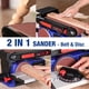 thumbnail image 3 of Lijadora de cinta WORKPRO, cinta de 4 x 36 pulgadas y disco de 6 pulgadas con 6 lijas, 3 of 7