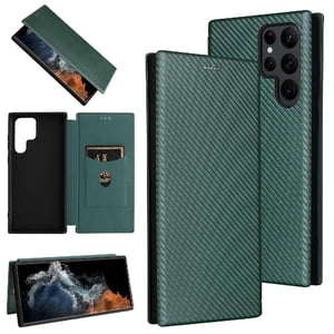 Funda Flip Para Foxdock Samsung Galaxy S22 Ultra - Funda Magnética De Negocios, Funda Protectora Delgada