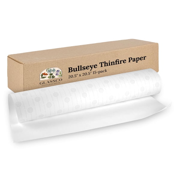 Papel para Horno Glassco Bullseye ThinFire 52 × 52 cm (15 unidades)